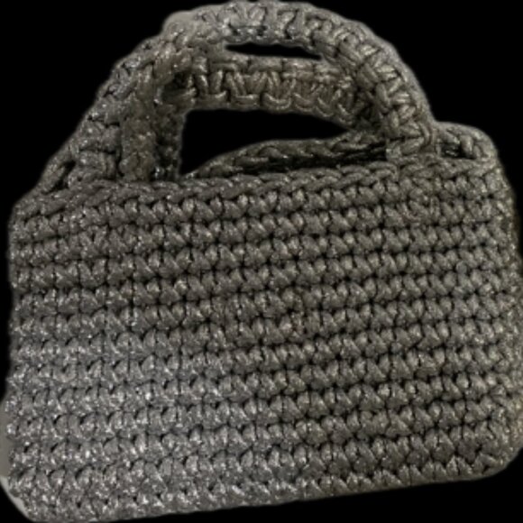 J. Crew Cadiz Macrame Crossbody Phone Bag - Two Bags Gold and Silver - Picture 2 of 7